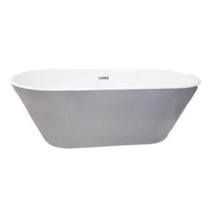 Raihaan Grey Free Standing Bath