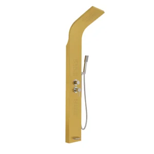 Alco 4 Function  Shower Panel (Gold) 1500mmx220mm