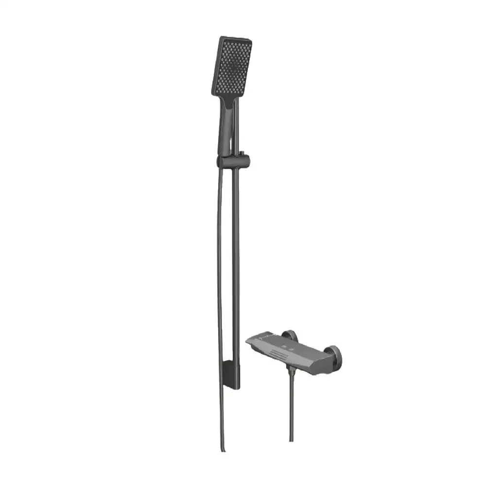 Alco Shower Rail Grey