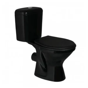 Italian Close Couple Toilet Black