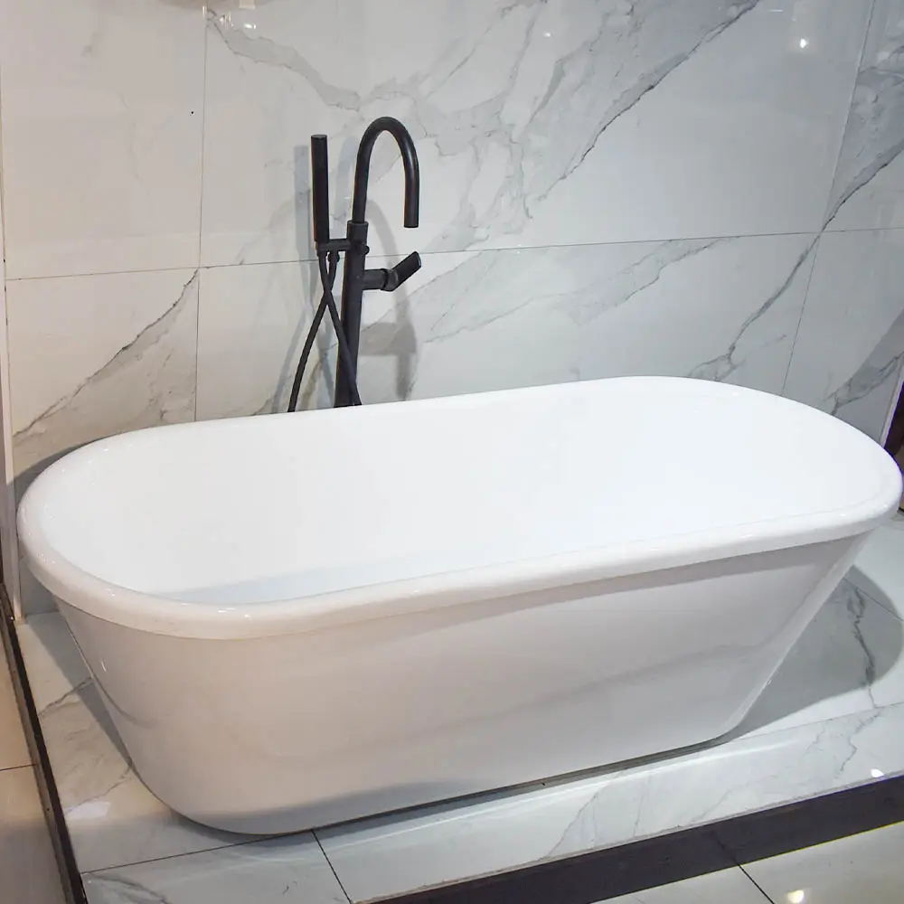 Chloe White Free Standing Bath - Image 2