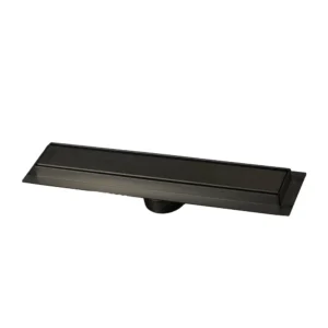 Slim Line Shower Channel Black 348mm