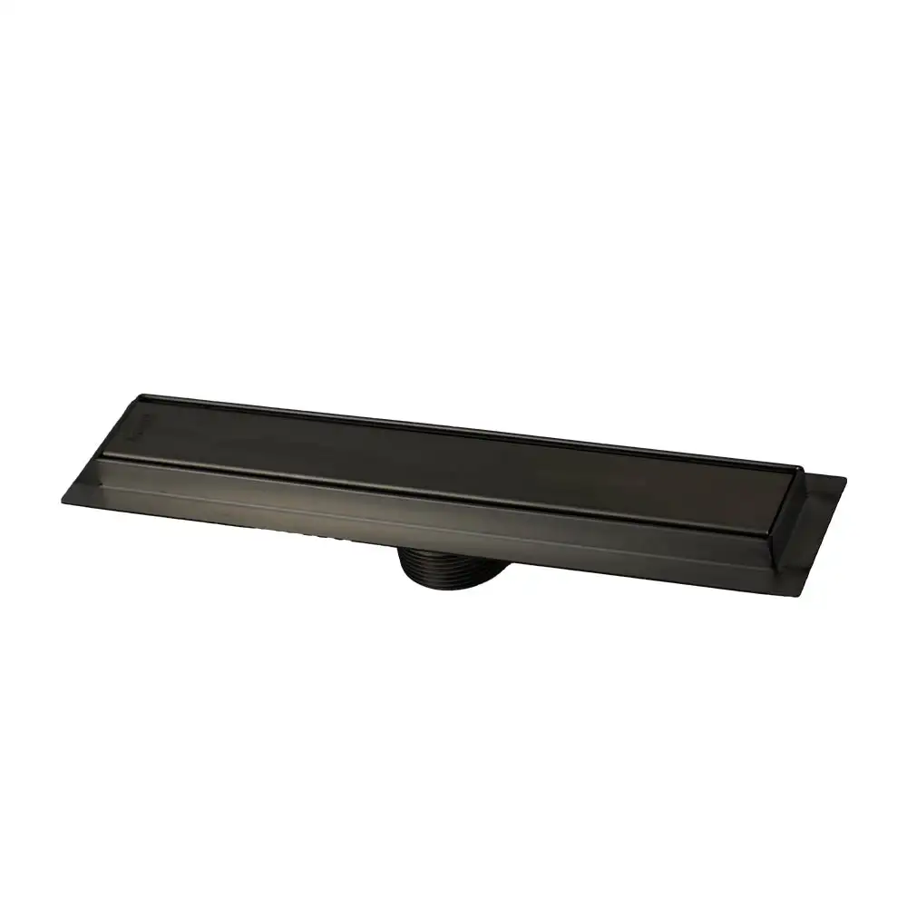 Slim Line Shower Channel Black 348mm