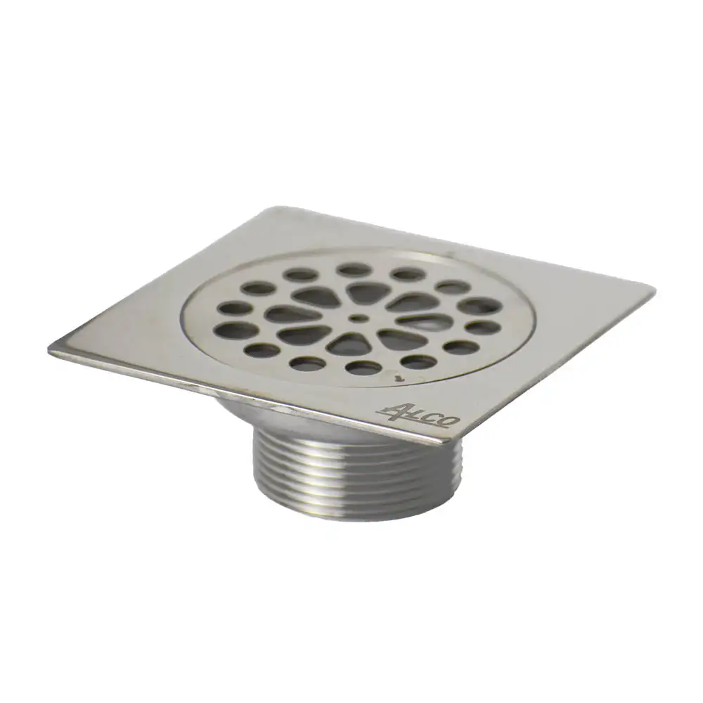 Alco Round Shower Trap Cover Chrome 100mm