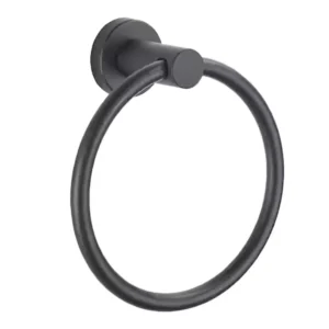 Elara Towel Ring Black