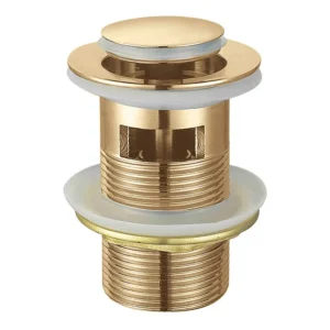 Alco Pop Up Waste Slotted Brushed Gold 32mm