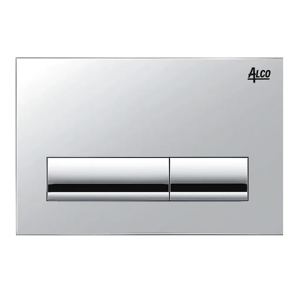 Alco Concealed Cistern Actuator Square Plate Grey