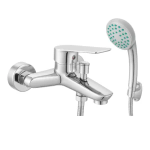 Alco Tivona Lux Bath Mixer with Hose – Chrome