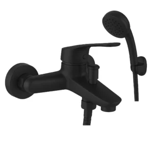 Alco Tivona Arc Bath Mixer with Hose – Black