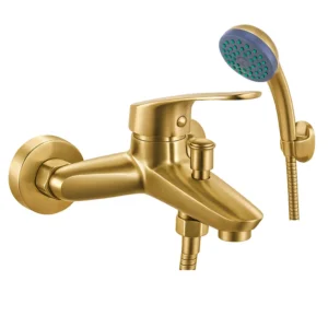 Alco Tivona Arc Bath Mixer with Hose – Gold