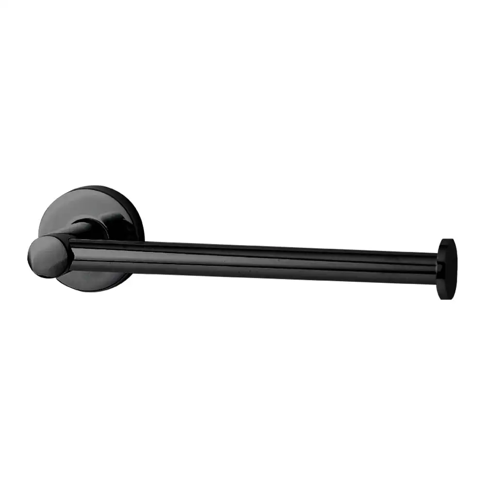Aquavit LaDiora Fixed Toilet Paper Holder Black