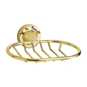 Aquavit LaDiora Soap Basket Gold