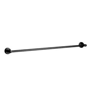 Aquavit LaDiora Single Bar Towel Rail Black