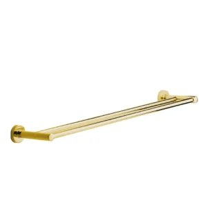 Aquavit  LaDiora Double Bar Towel Rail Gold