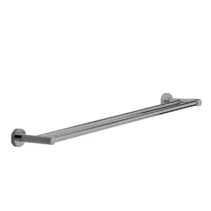Aquavit LaDiora Double Bar Towel Rail Gun Metal