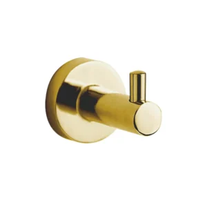 Aquavit LaDiora Robe Hook Brushed Gold