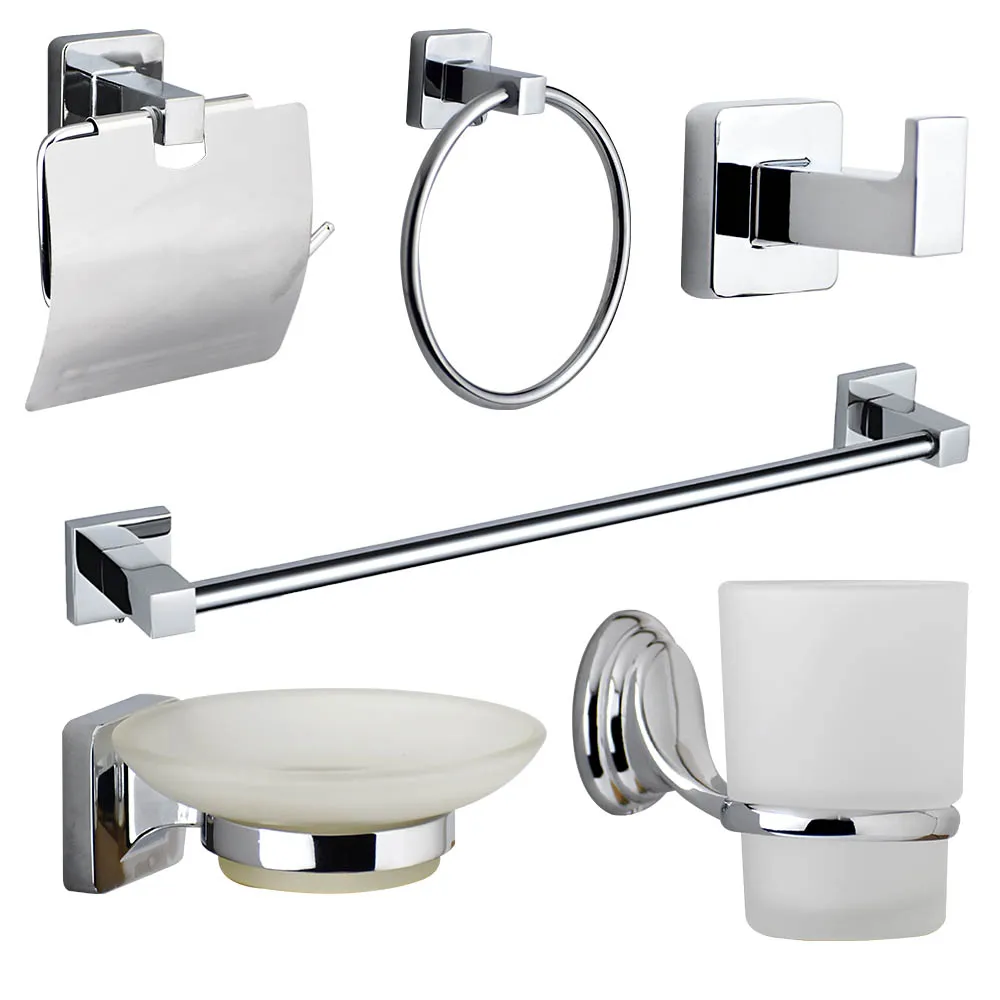 Alco Radius 6 Piece Set Square Chrome