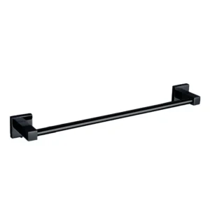 Alco Radius Single Towel Bar Black