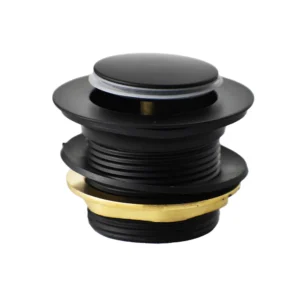 Alco Brass Bath Pop-Up Waste Black Finish 40mm