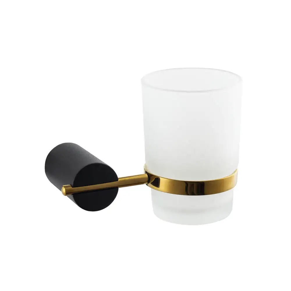 Majestic Ebony Tumbler Holder Gold And Black