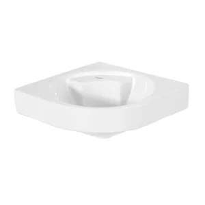 Cute - Corner Wall Hung Wask Basin White