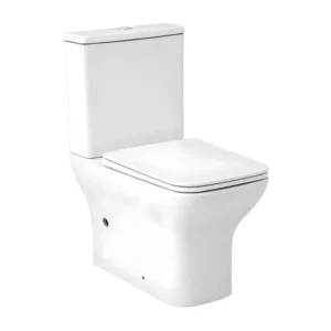 Quiet Close Couple Toilet Rimless Including Mechanism & Toilet Seat