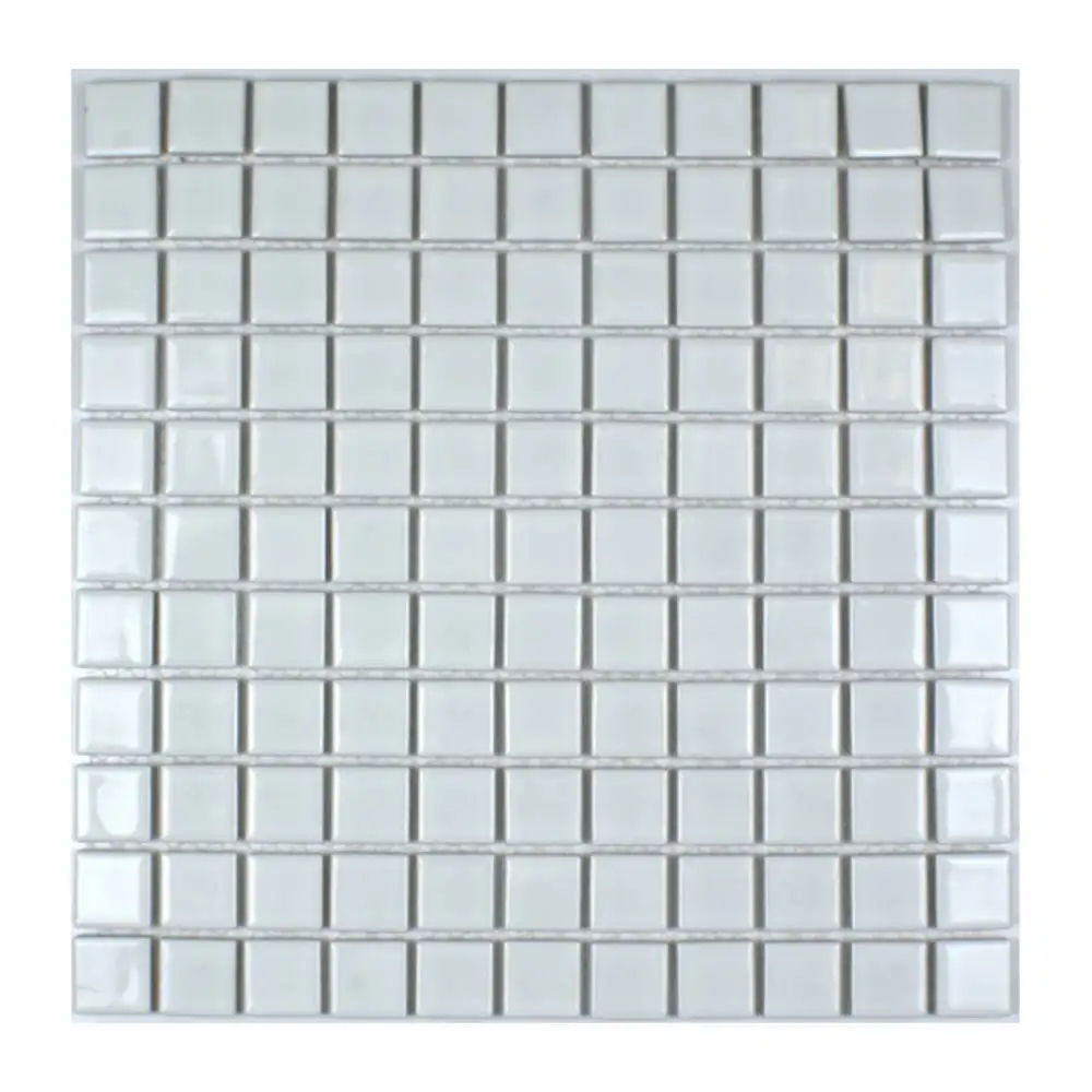 Crystal White Glass Mosaic 300X300X4mm