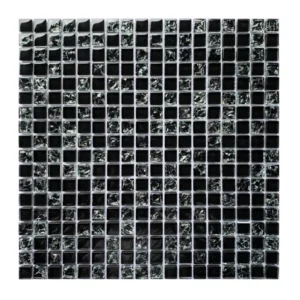 Splendid Nero Glass Mosiac 300X300X6mm