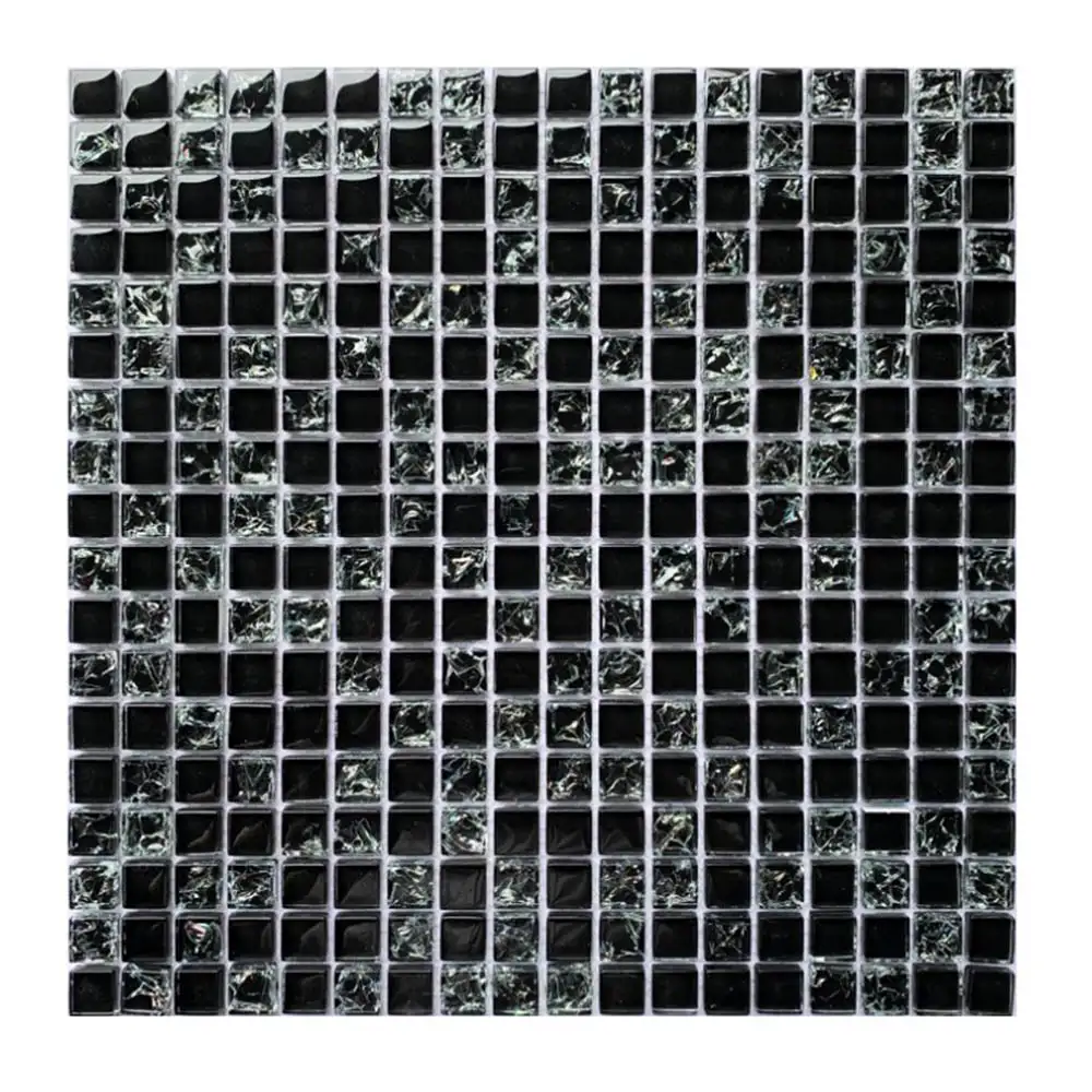 Splendid Nero Glass Mosiac 300X300X6mm