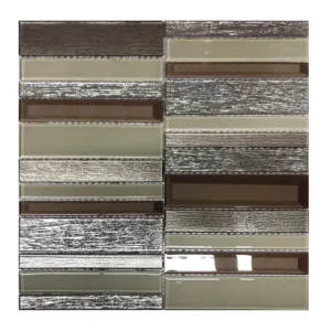 Cosmic Beige Glass Mosaic 300X300X4mm