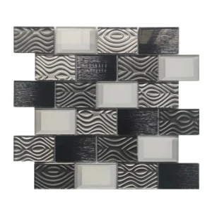 Safari Grey Glass Mosaic 300mmx300mmx4mm
