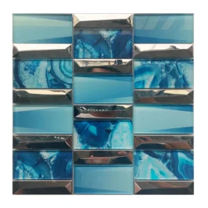 Galaxy  Azul Glass Mosaic 300mmx300mmx4mm