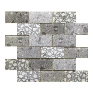 Stone Gris Glass Mosaic 300X300X4mm