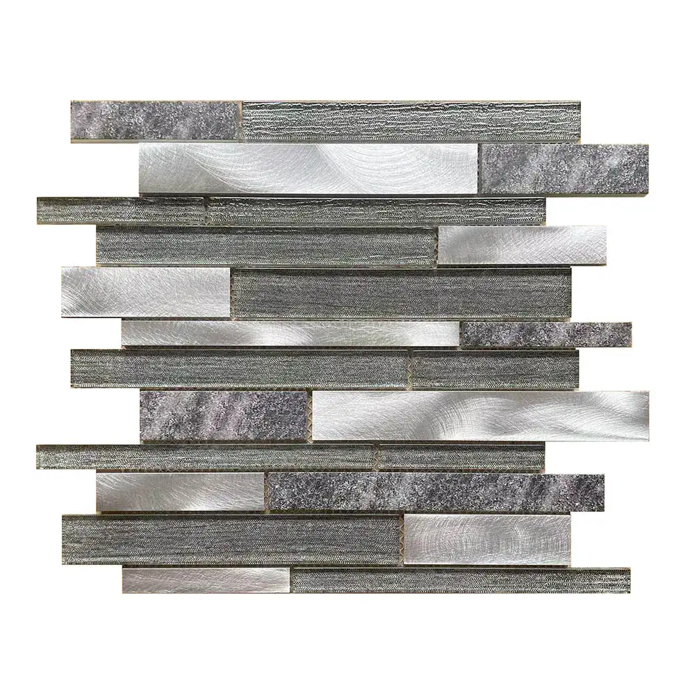 Glamour Gris Glass Mosaic 300X300X6mm