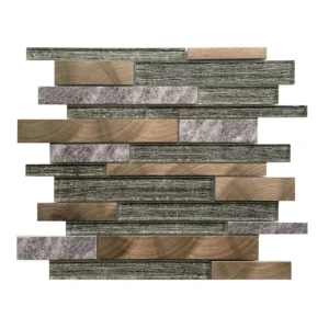 Glamour Bronze Glass Mosaic 300X300X6mm
