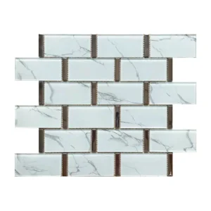Moreno Carrara Glass Mosaic 282X325X4mm