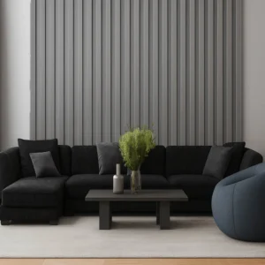 Barcelona Matt Grey Wall Panel 2900x175mm