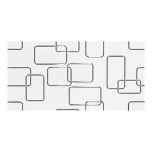 White Decor Tile 300×600mm