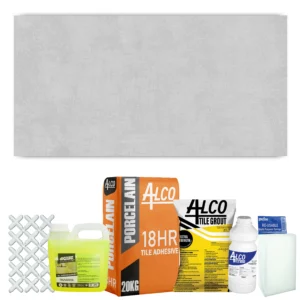 Matrix Grey Glossy Glazed Porcelain Combo 600X1200mm