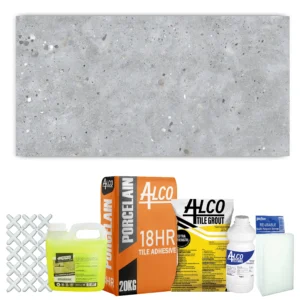 Terrazo Gris Matt Glazed Porcelain Combo 600X1200mm