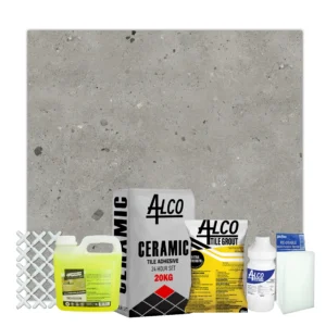 Dolomiti Terraz Dark Gris Matt Combo 600X600mm