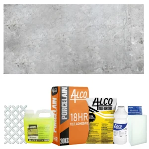 Genesis Grey Carpe G Glazed Polished Porcelain Combo 600X1200mm