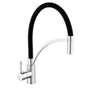 Aquavit Kitchen Sink Mixer – Black