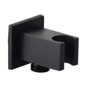Alco Square Shower Outlet Braket - Black