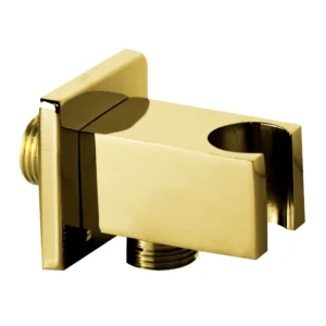Alco Square Shower Outlet Braket - Gold