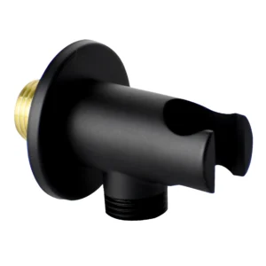 Alco Round Shower Outlet Braket - Black