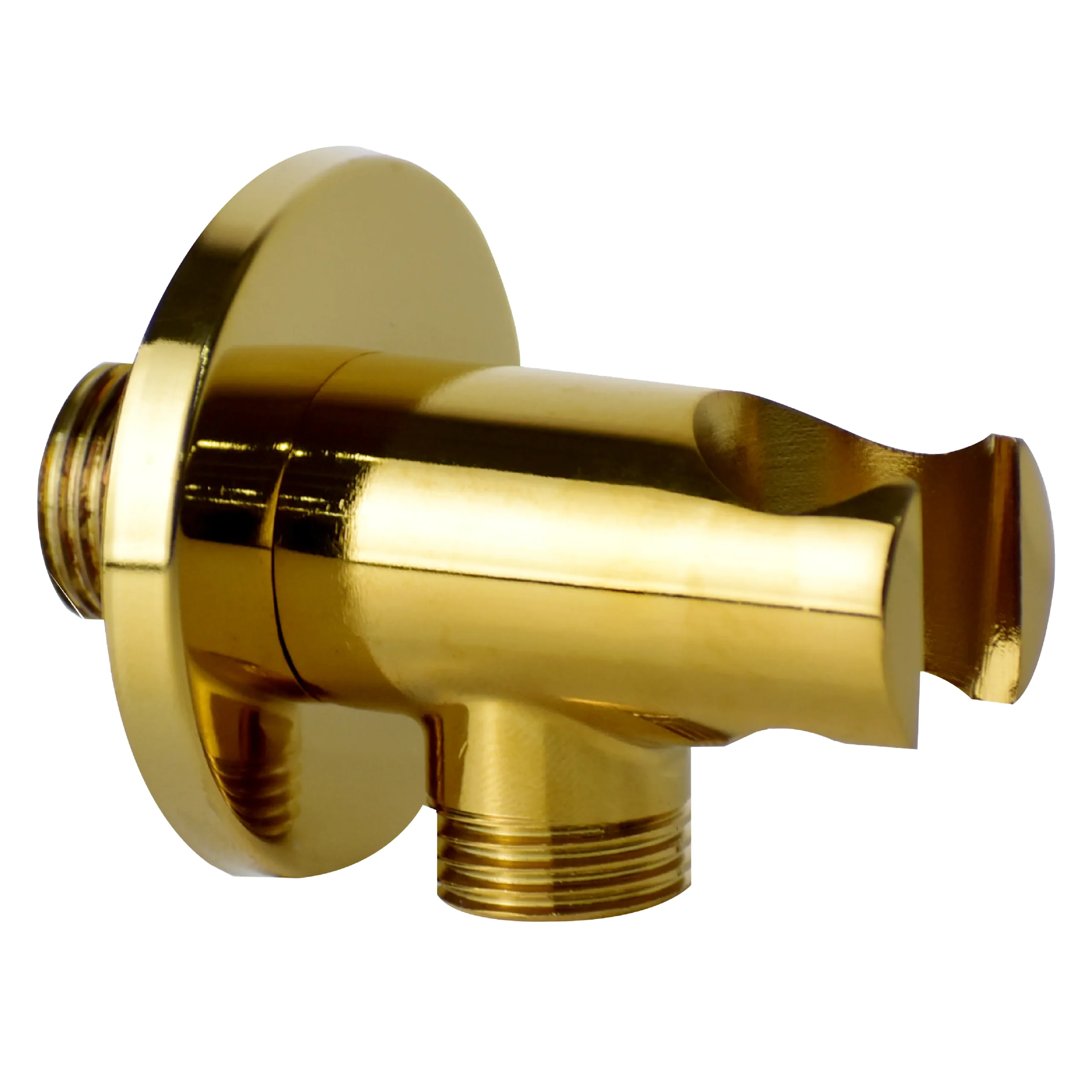 Alco Round Shower Outlet Braket - Gold