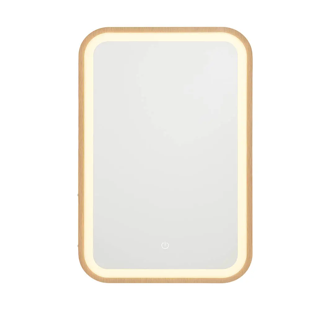 Golden Reflection LED Mirror 600×900mm - Image 2