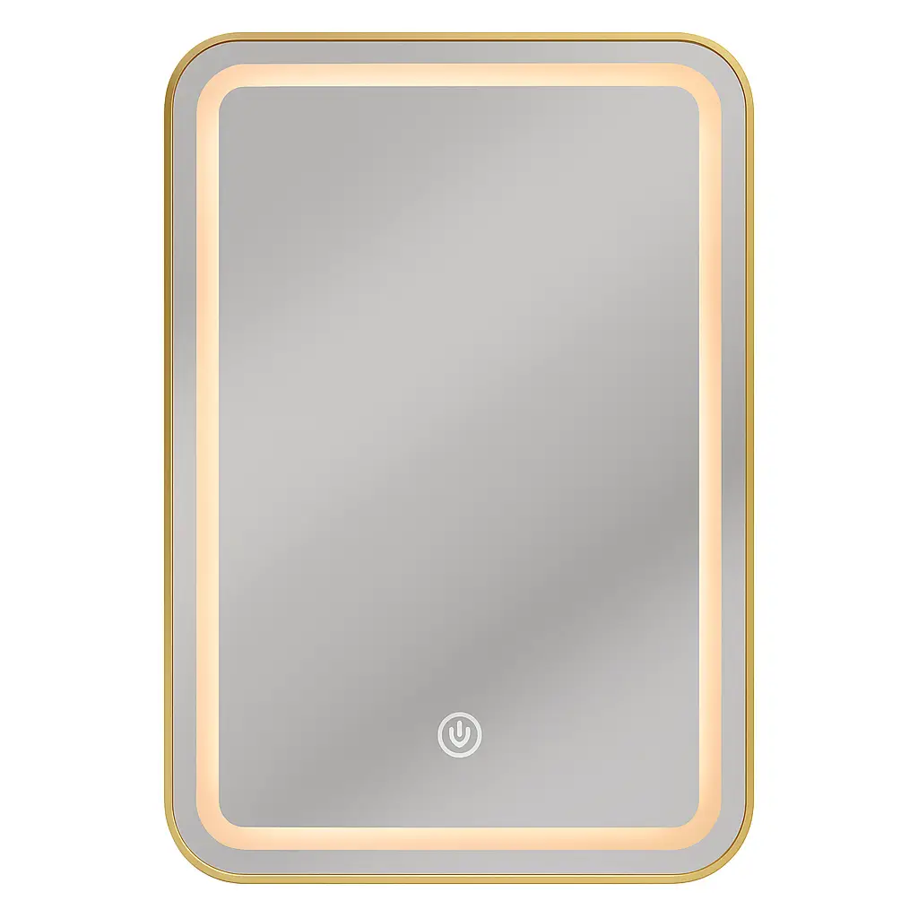 Crystal Edge Lite LED Mirror 600×900mm - Image 2