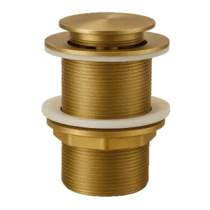 Alco Unslotted Pop Up Waste Brushed Gold 170G